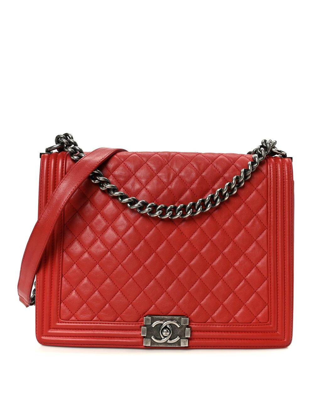 Chanel Calfskin Quilted Large Boy Flap #369663C24B
